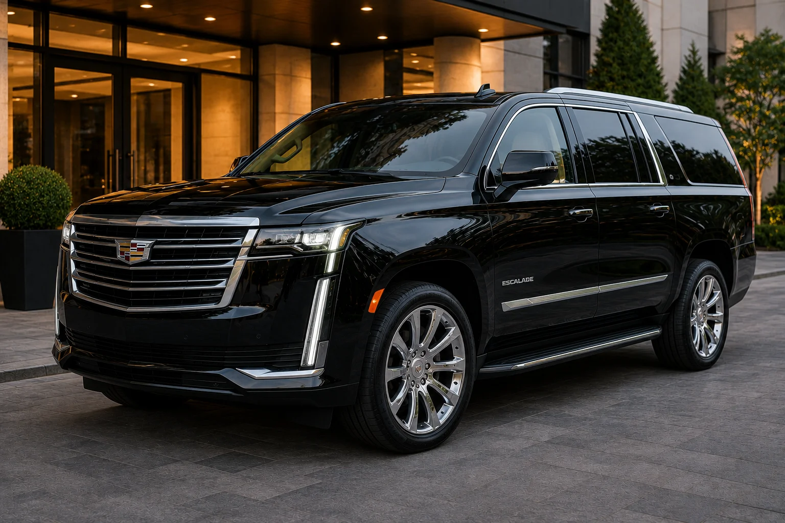 Luxury SUV chauffeur vehicle